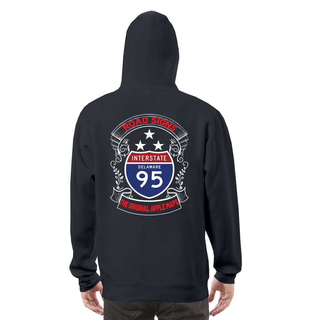 Road Signs the Original Apple Maps_ Lane7-Pullover Hoodie - Comedy inspired T-shirts | Controversial Jokes hoodies, Mugs & more - Comedy Courier