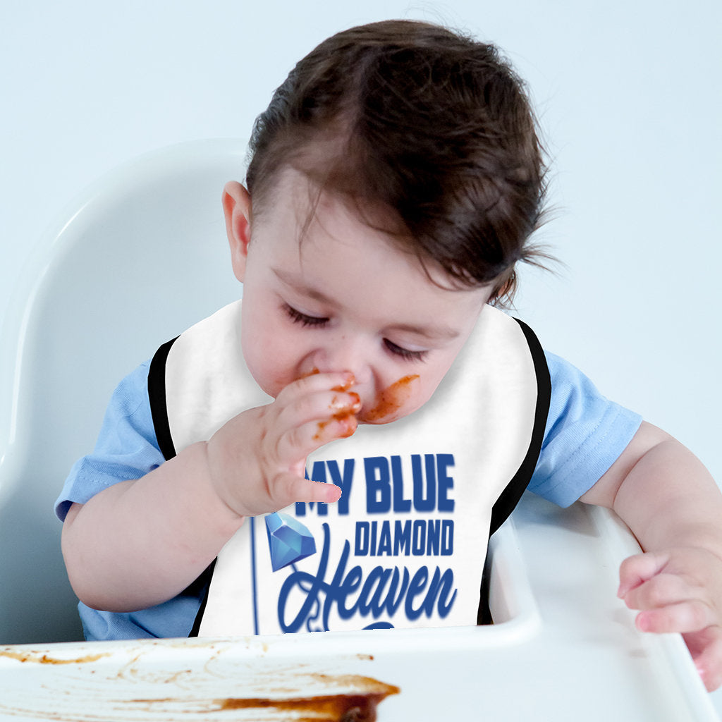 My Blue "Diamond" Heaven_Infant Jersey Bib - Comedy inspired T-shirts | Controversial Jokes hoodies, Mugs & more - Comedy Courier