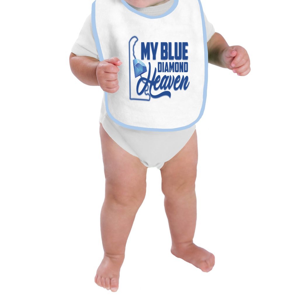 My Blue "Diamond" Heaven_Infant Jersey Bib - Comedy inspired T-shirts | Controversial Jokes hoodies, Mugs & more - Comedy Courier