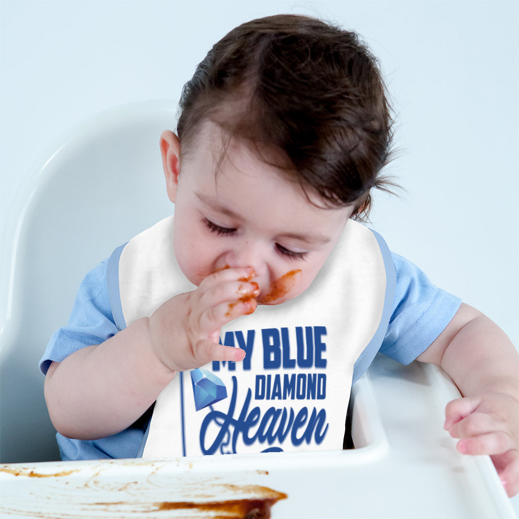 My Blue "Diamond" Heaven_Infant Jersey Bib - Comedy inspired T-shirts | Controversial Jokes hoodies, Mugs & more - Comedy Courier