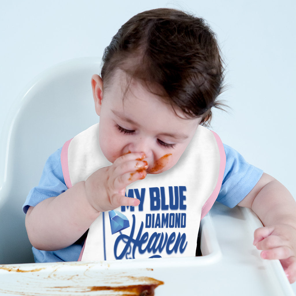 My Blue "Diamond" Heaven_Infant Jersey Bib - Comedy inspired T-shirts | Controversial Jokes hoodies, Mugs & more - Comedy Courier