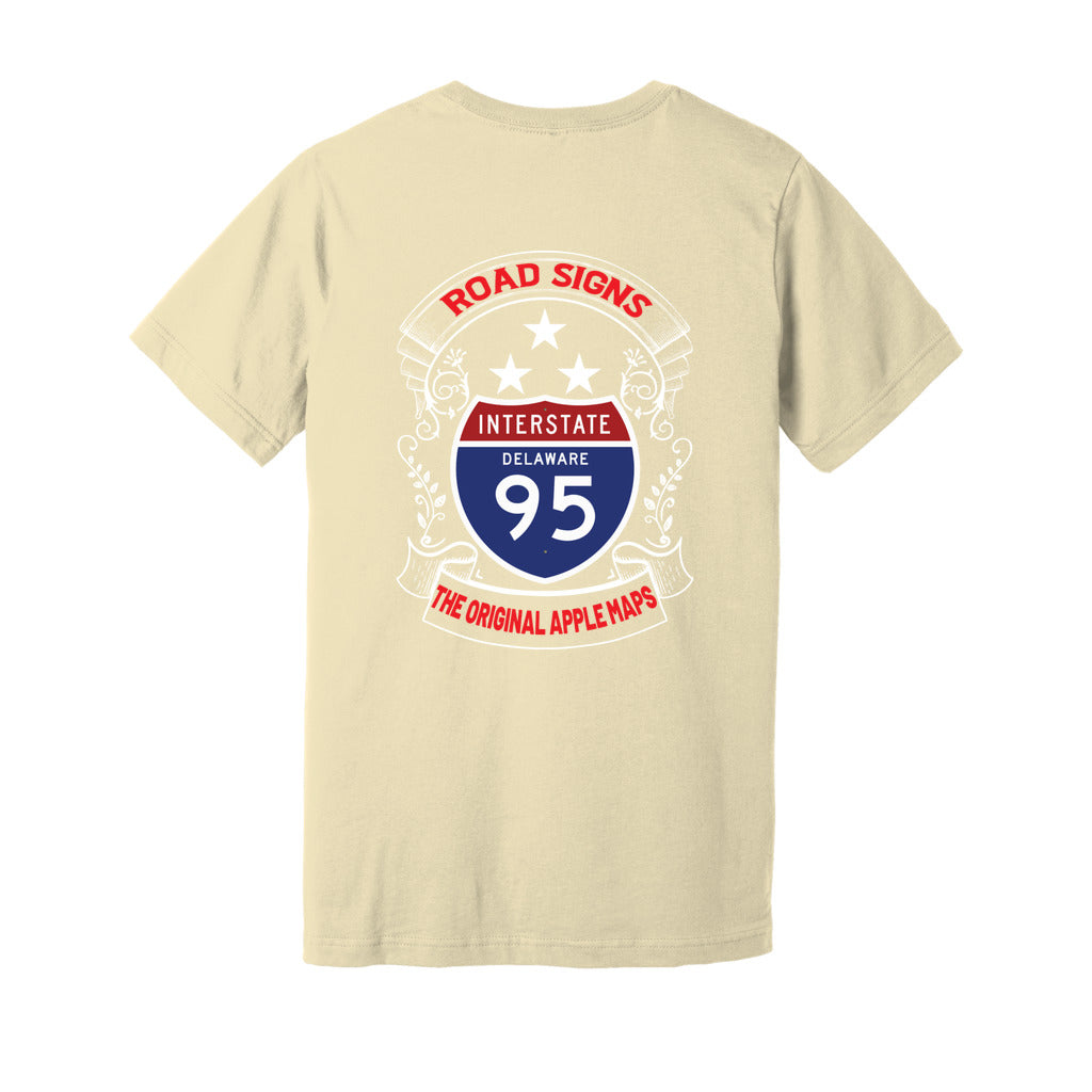 Road Sign The Original Apple Maps_BC- Jersey Tee - Comedy inspired T-shirts | Controversial Jokes hoodies, Mugs & more - Comedy Courier