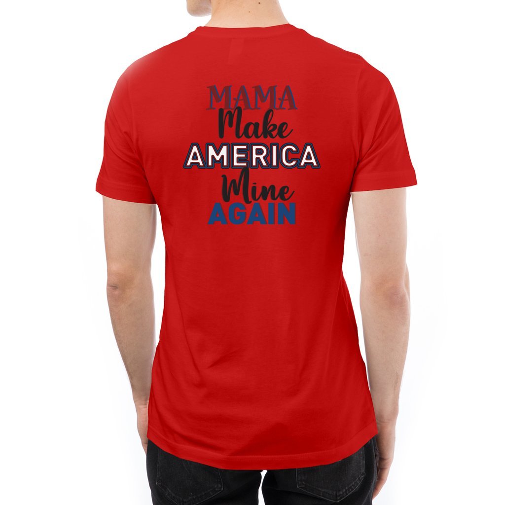 MAMA: Make America Mine Again-v4_ L7 Unisex Deluxe T-shirt - Comedy inspired T-shirts | Controversial Jokes hoodies, Mugs & more - Comedy Courier