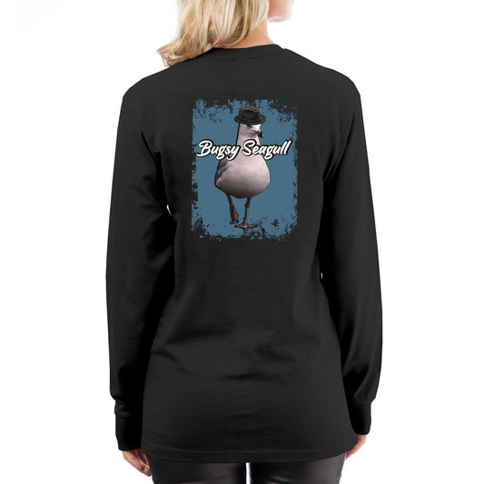 Bugsy SeaGull_L7 Long Sleeve Tee - Comedy inspired T-shirts | Controversial Jokes hoodies, Mugs & more - Comedy Courier