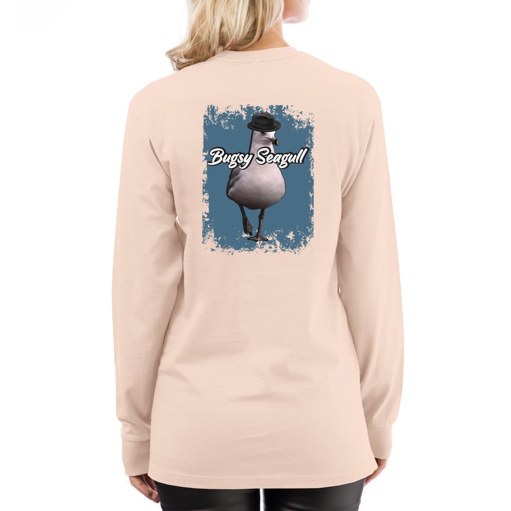 Bugsy SeaGull_L7 Long Sleeve Tee - Comedy inspired T-shirts | Controversial Jokes hoodies, Mugs & more - Comedy Courier