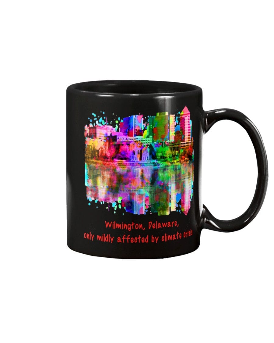 Wilmington Skyline:Climate Change Mug - Comedy inspired T-shirts | Controversial Jokes hoodies, Mugs & more - Comedy Courier