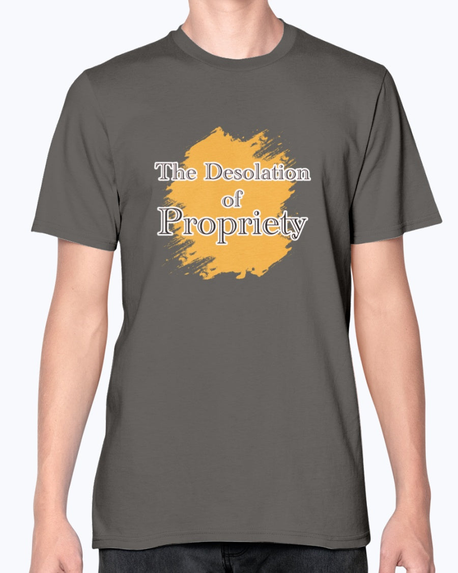 Desolation of ProPriety_F/R-Anvil FittedTee - Comedy inspired T-shirts | Controversial Jokes hoodies, Mugs & more - Comedy Courier