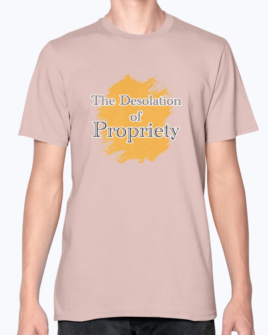 Desolation of ProPriety_F/R-Anvil FittedTee - Comedy inspired T-shirts | Controversial Jokes hoodies, Mugs & more - Comedy Courier