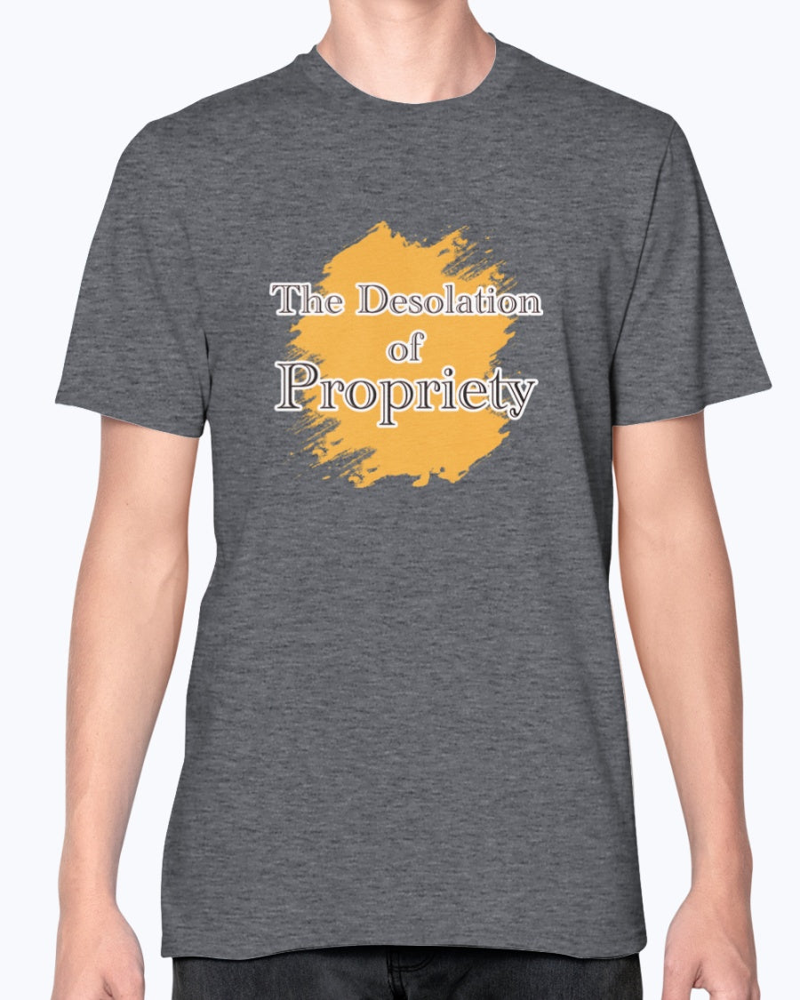 Desolation of ProPriety_F/R-Anvil FittedTee - Comedy inspired T-shirts | Controversial Jokes hoodies, Mugs & more - Comedy Courier