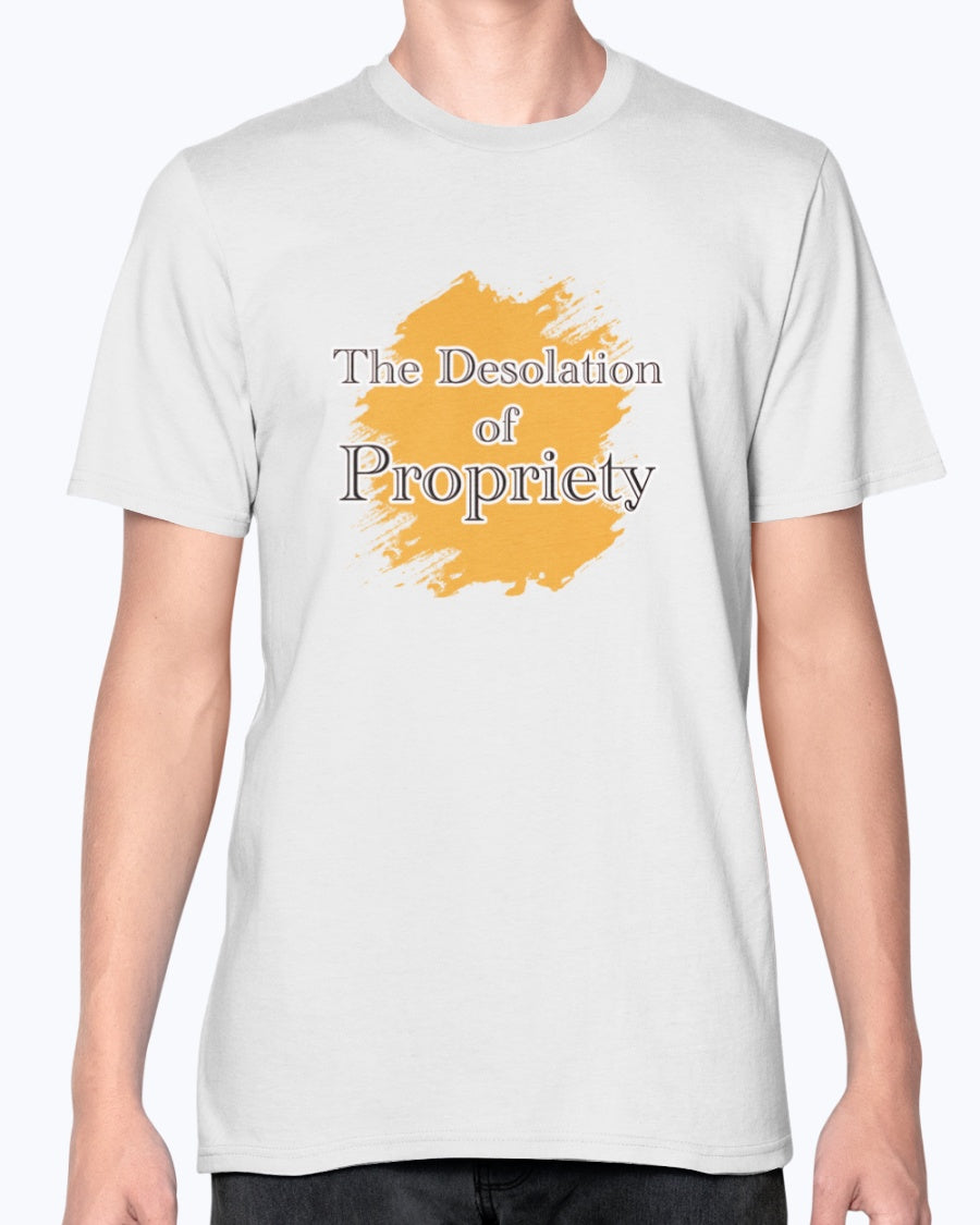 Desolation of ProPriety_F/R-Anvil FittedTee - Comedy inspired T-shirts | Controversial Jokes hoodies, Mugs & more - Comedy Courier