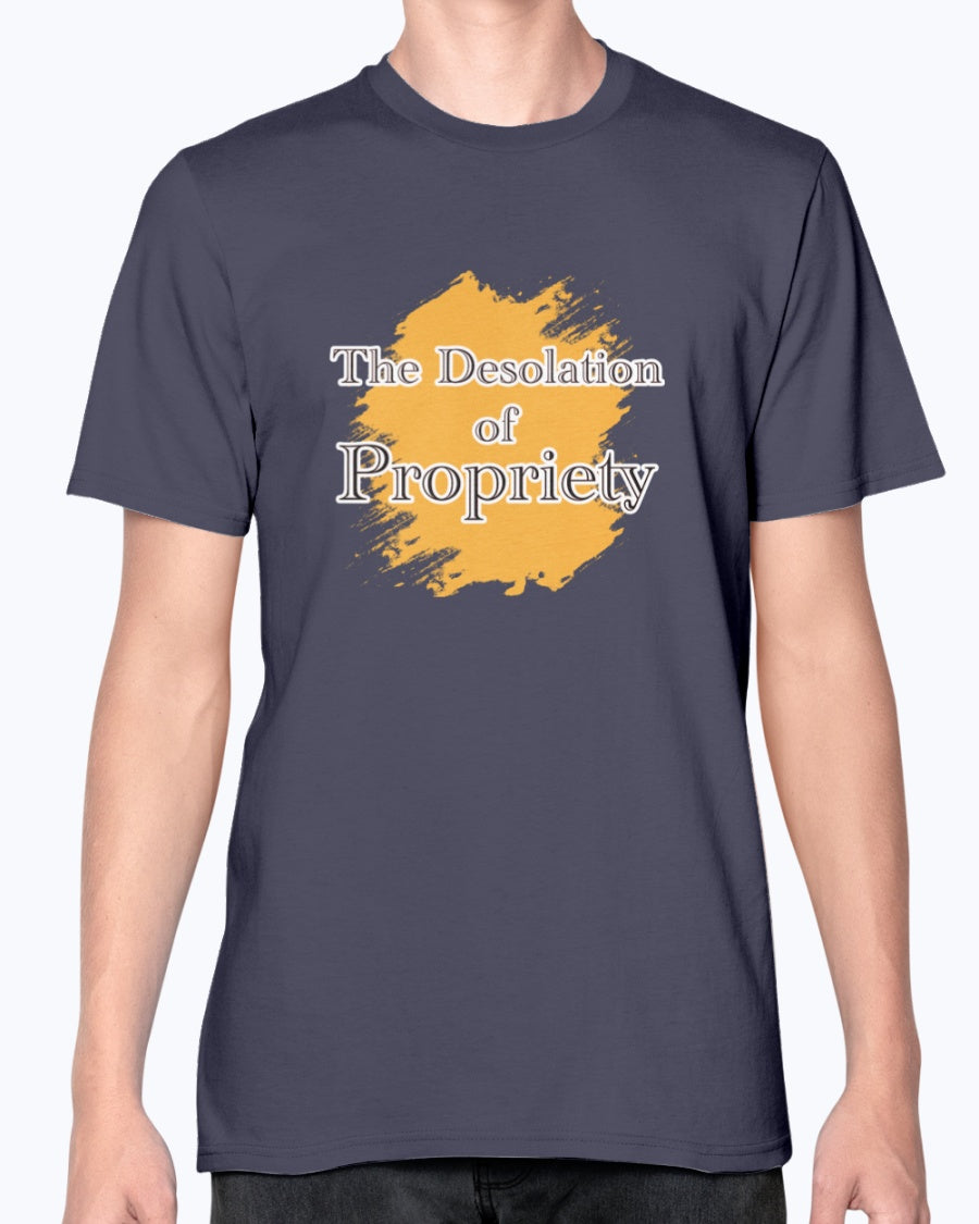 Desolation of ProPriety_F/R-Anvil FittedTee - Comedy inspired T-shirts | Controversial Jokes hoodies, Mugs & more - Comedy Courier