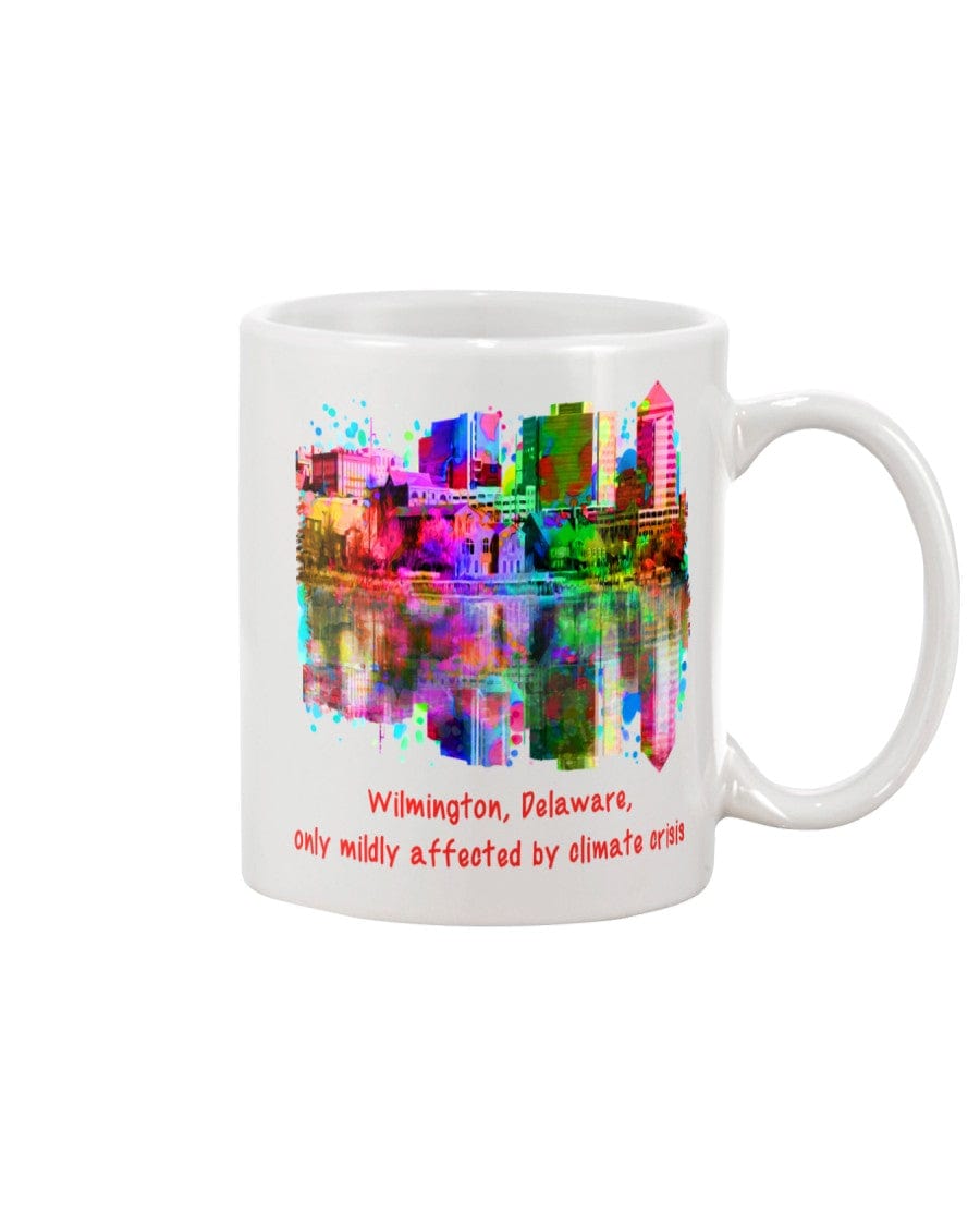 Wilmington Skyline:Climate Change Mug - Comedy inspired T-shirts | Controversial Jokes hoodies, Mugs & more - Comedy Courier