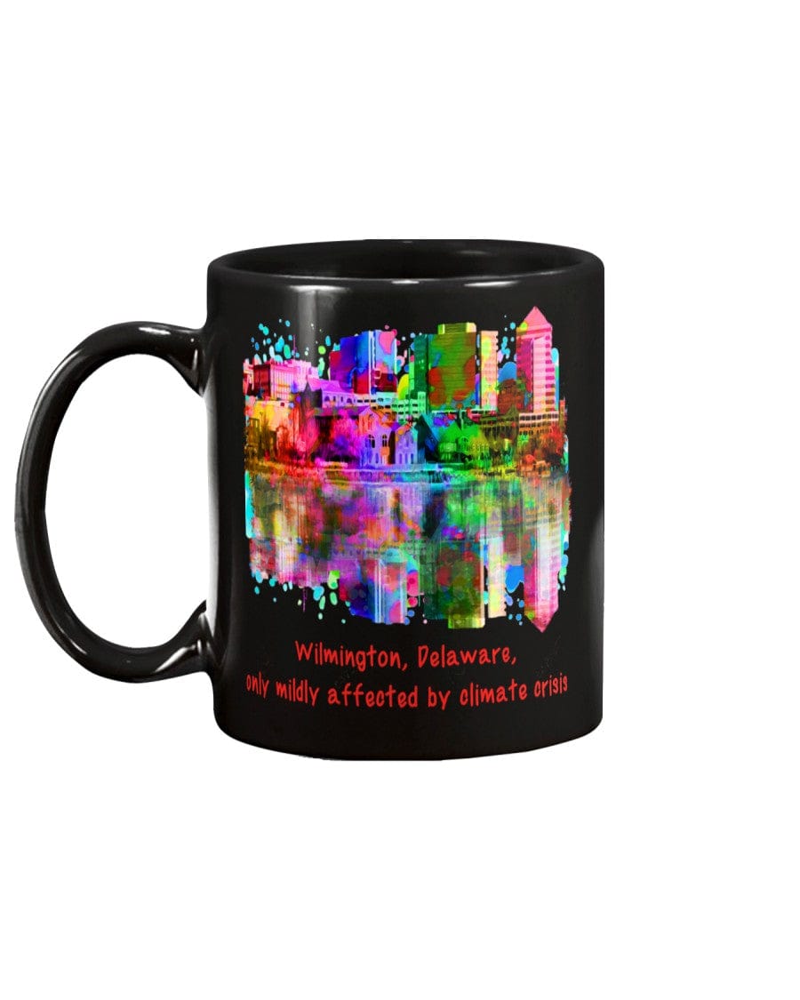 Wilmington Skyline:Climate Change Mug - Comedy inspired T-shirts | Controversial Jokes hoodies, Mugs & more - Comedy Courier