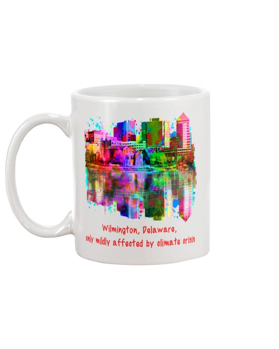 Wilmington Skyline:Climate Change Mug - Comedy inspired T-shirts | Controversial Jokes hoodies, Mugs & more - Comedy Courier