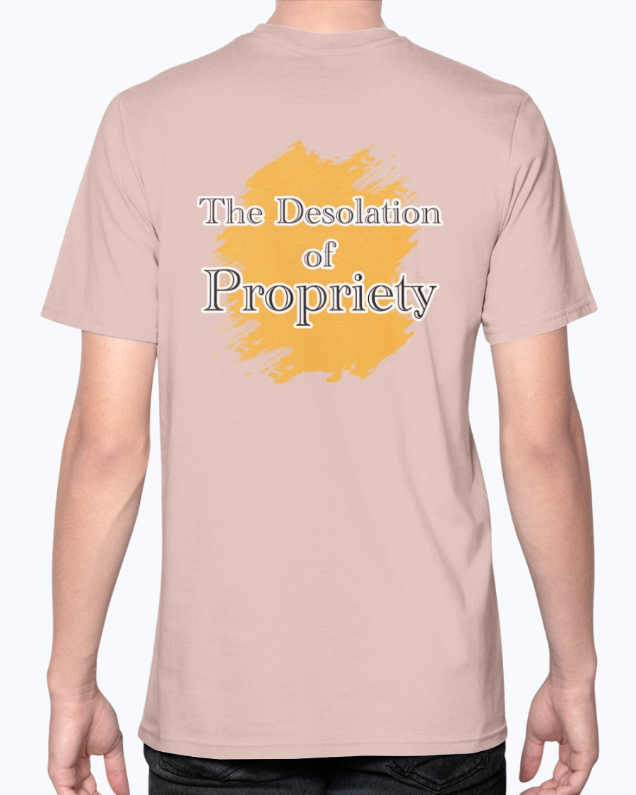 Desolation of ProPriety_F/R-Anvil FittedTee - Comedy inspired T-shirts | Controversial Jokes hoodies, Mugs & more - Comedy Courier